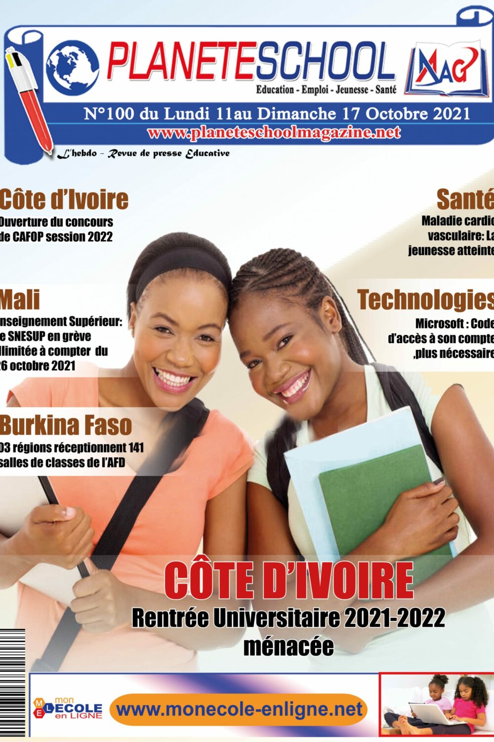 REVUE DE PRESSE N°100 DU 11 au 17-10-21