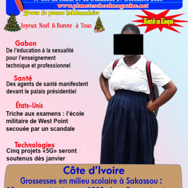 REVUE DE PRESSE N°68 DU 21 au 27-12-20