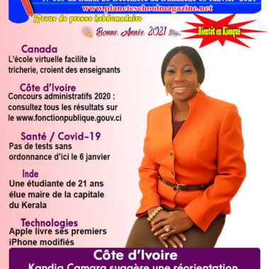 REVUE DE PRESSE N°69 DU 28 au 03-01-21