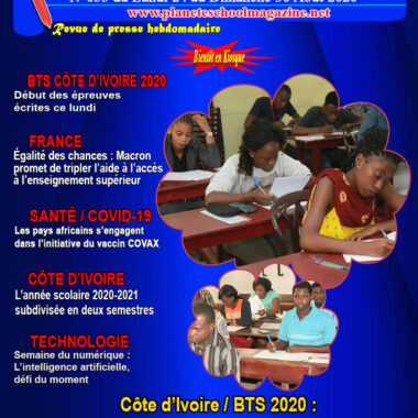 REVUE DE PRESSE N°55 DU 24 au 30-08-20