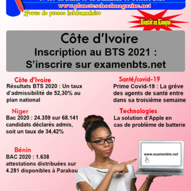 REVUE DE PRESSE N°59 DU 05 au 11-10-20